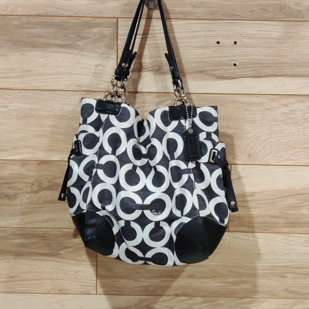 Coach Payton Canvas Purse - Picture 6 of 12